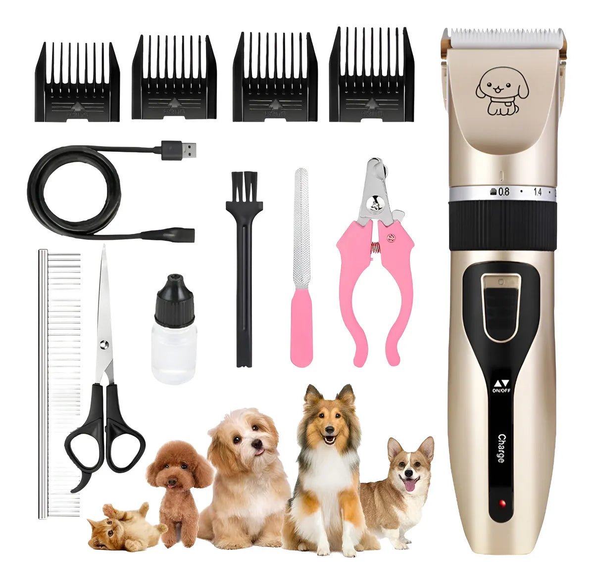 Kit peluqueria para Mascotas - chomanowell