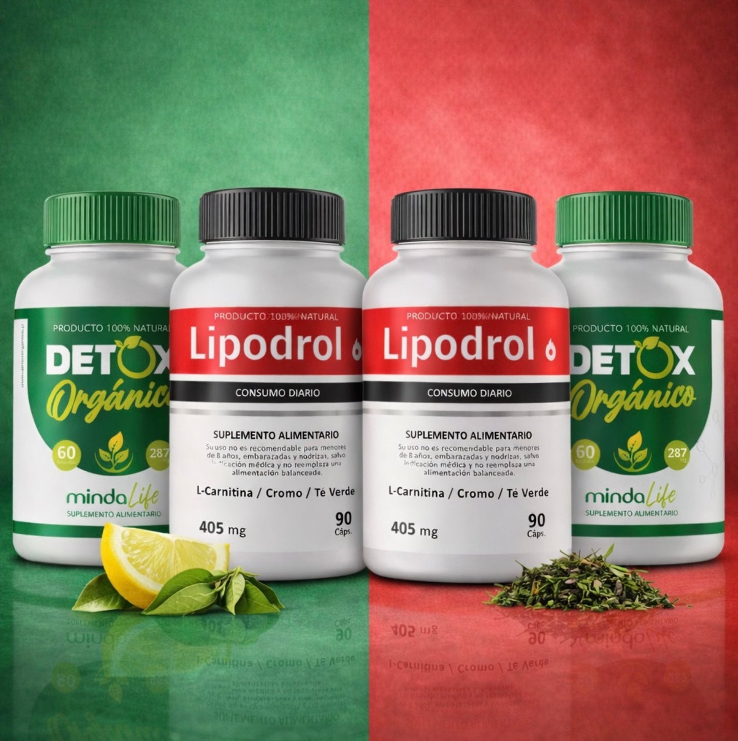 Pack Lipodrol + Detox Organico - chomanowell
