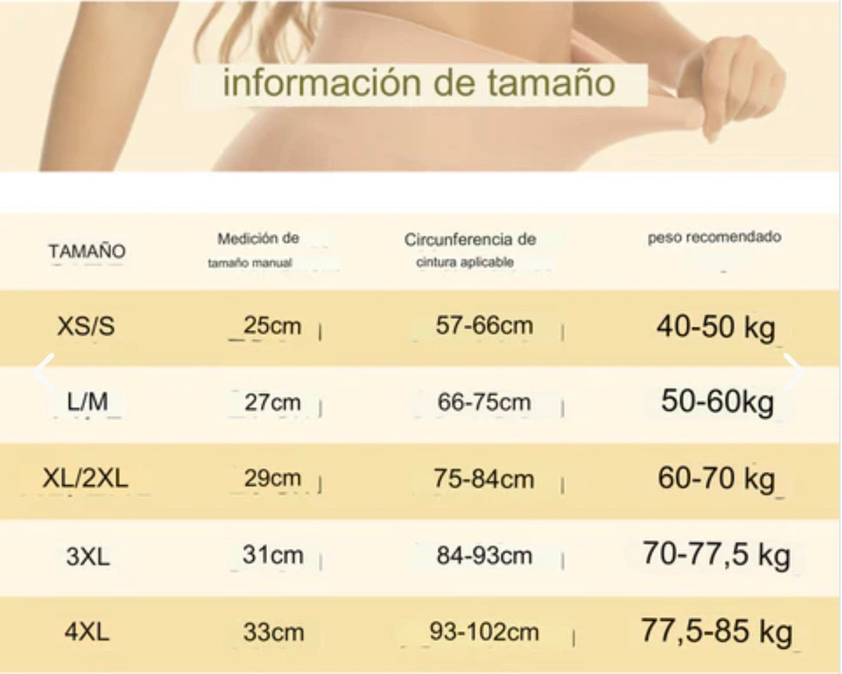 Faja Reductora y Moldeadora – Control Total & Comfort Fit