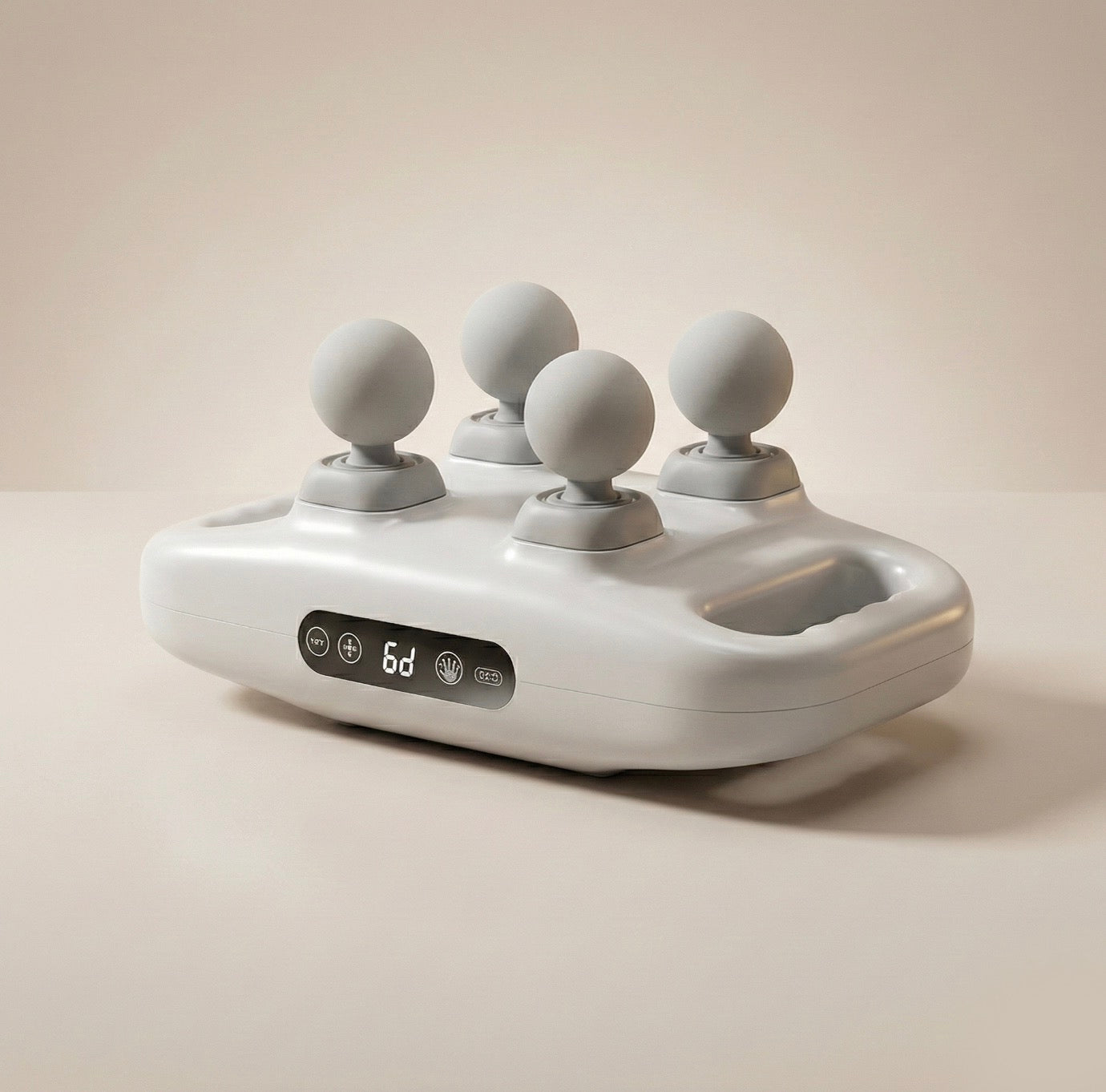 Masajeador 4 Cabezas Temporizador Alivio